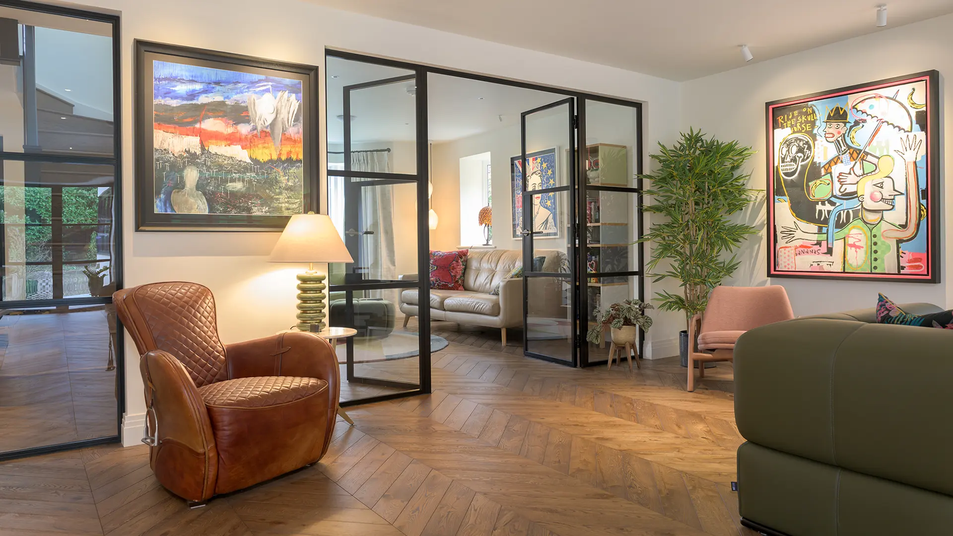 View from main living area to cosy snug, Thorne Close, Henley