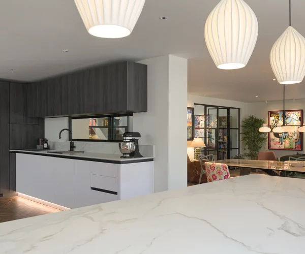 Kitchen and dining areas at Thorne Close, Henley