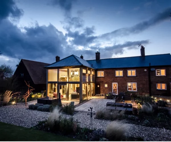 Residential Development at night